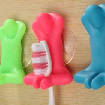 Suporte Para Escova de Dentes Com Sucção